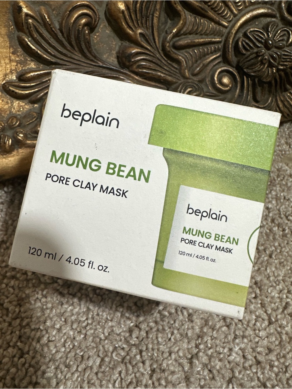 New In Box beplain Mung Bean Pore Clay Mask 4.05 oz $21